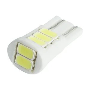Лампа 24V T10 8SMD диод белая керамика