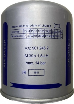 Осушитель (катридж) с лев резьб M39*1.5LH / AIR DRYER