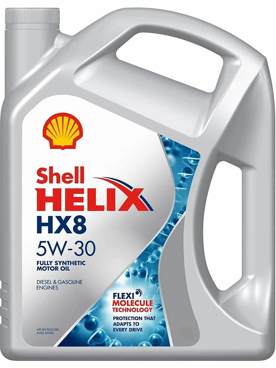 Масло SHELL HELIX HX8 SYN 5W-30 A3/B4, SN/CF 4л