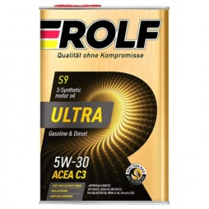 Масло моторное ROLF 5W30 ULTRA С3 API 4л