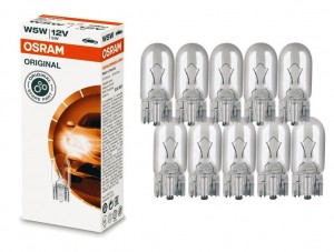Лампа 12V W5W доп. освещ. OSRAM