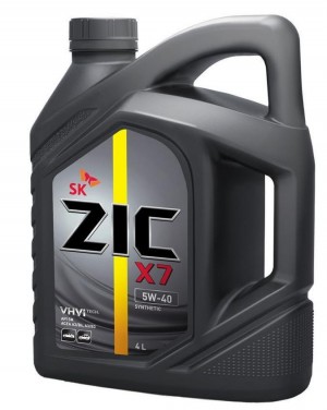 Масло ZIC X7 5W40 4л.