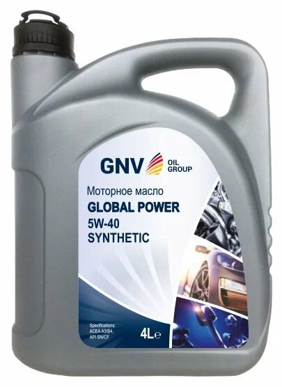 Масло GNV 5W40 A3/B4 Global Power Synthetic СИНТ