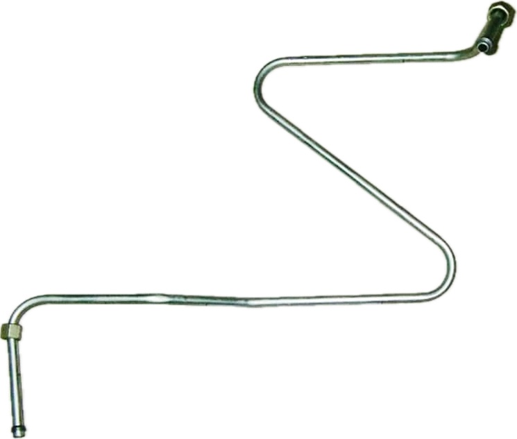 Трубка 1-цил компрессора к РДВ зигзаг метал