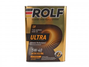 Масло моторное ROLF 5W40 ULTRA A3/B4 1л