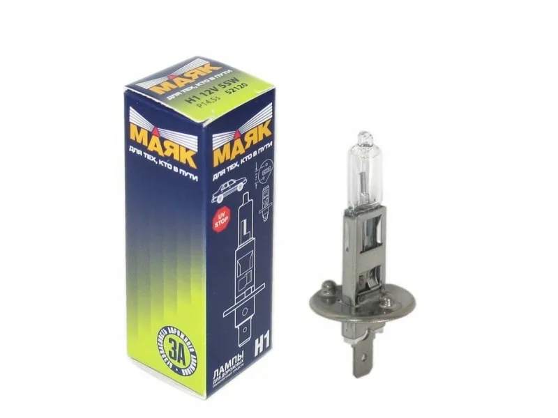 Лампа Маяк 12V H1 55W