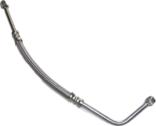 Трубка подвода масла к ТКР (в оплетке) короткая