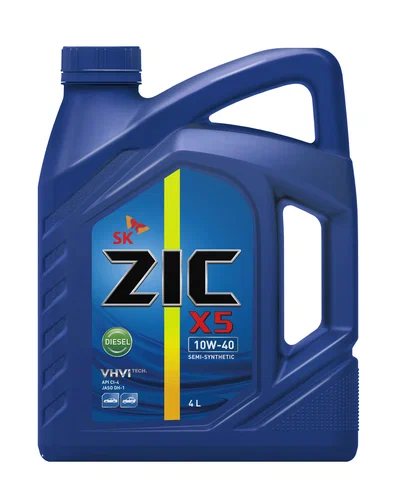 Масло ZIC X5 DIESEL 10W40 п/с 4л.