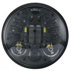 Фара диодная КАМАЗ Нива 12-24V LED ближ+дальн