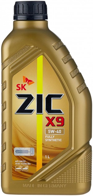 Масло ZIC X9 5W40 1л.