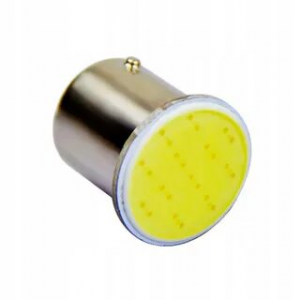 Светодиод 24V T15 COB Chip BA15S White
