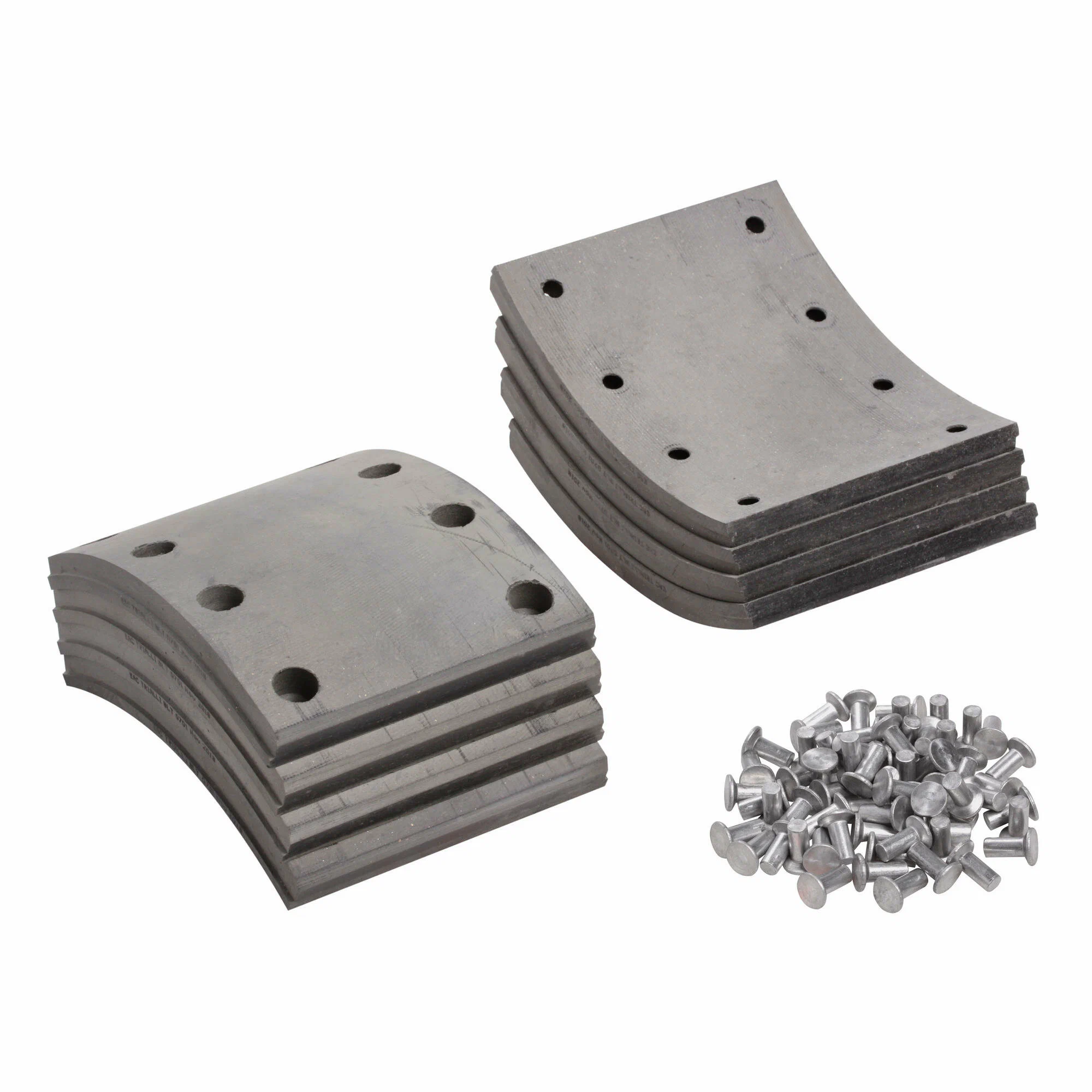 Р/к тормозных колодок КАМАЗ 5320 сверлен проточ (накл+заклепки)