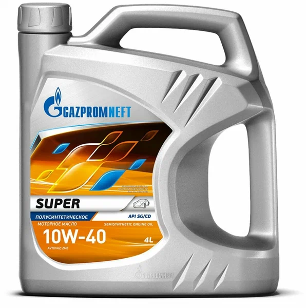 Масло Газпром Super 10W40 4л п/с