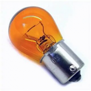 Лампочка поворотов желтая 24V PY21W смещ