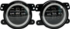 Фара противотуманная LED 30W DAF (универс.) 3Led, d=90, регулир., к-т
