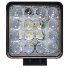 Фара противотуманная LED 48W 16LED 110*110 12-24v