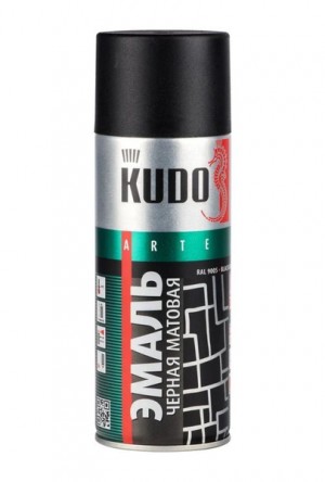 KUDO Краска матовая черная