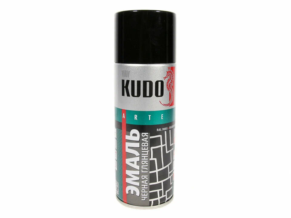 KUDO Краска глянцевая черная