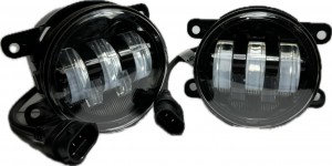 Фара противотуманная LED 50W DAF (универс.) 5Led, Б, 12-24V, d=90мм, к-т