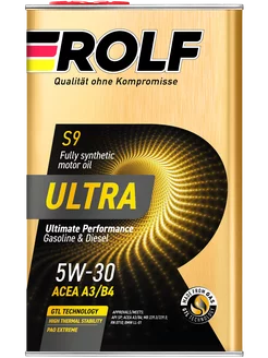 Масло моторное ROLF 5W30 ULTRA A3/B4 1л