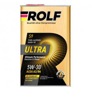 Масло моторное ROLF 5W30 ULTRA A3/B4 4л