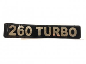 Табличка силиконовая TURBO-260