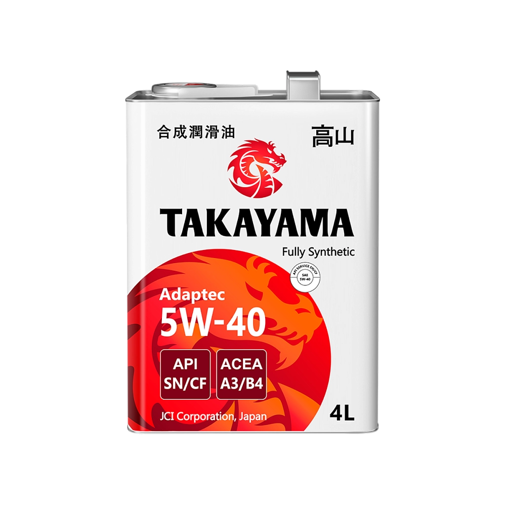 Масло TAKAYAMA Adaptec 5W40 4л.