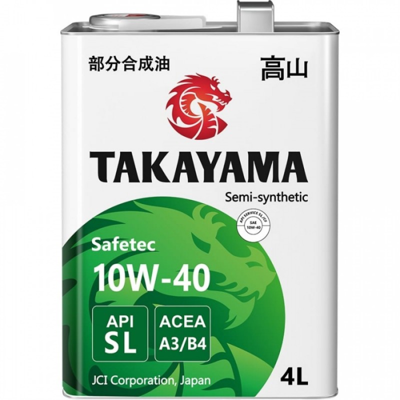 Масло TAKAYAMA Safetec 10W40 4л.