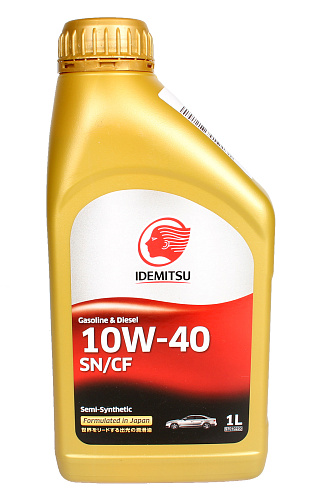Масло моторное IDEMITSU 10W40 SN/CF п/синт