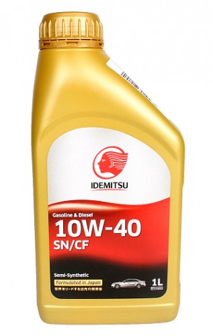 Масло моторное IDEMITSU 10W40 SN/CF п/синт