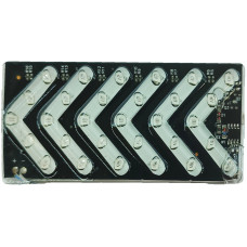 Фонарь маркерный Стрелка бегущая желтая 24V