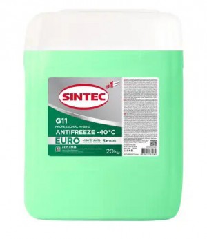 Антифриз SINTEC-40 G11 Euro зеленый 20л