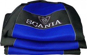 Чехлы сидения SCANIA R420 (гобелен+рогожка) Серый