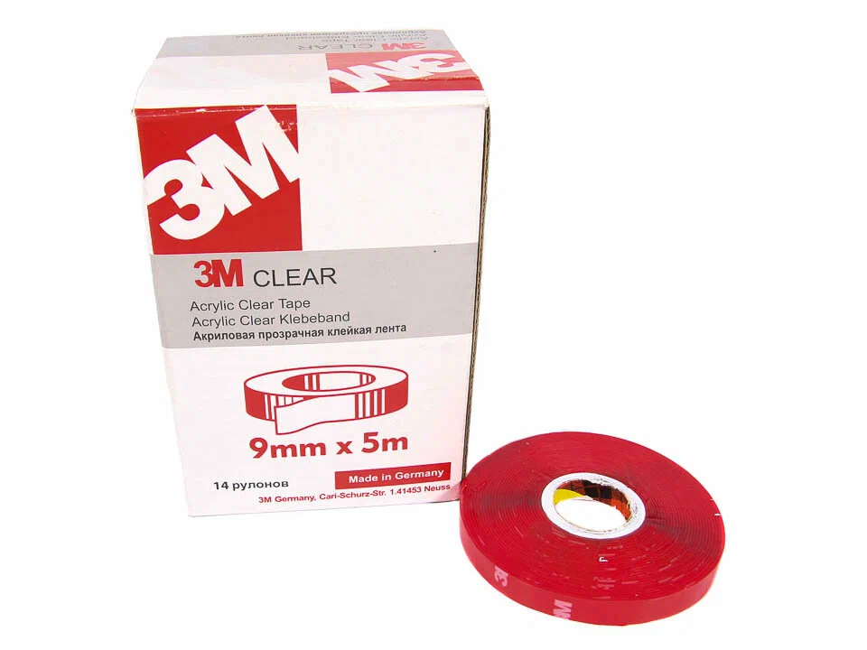 Скотч 2-х сторонний 9мм 5М