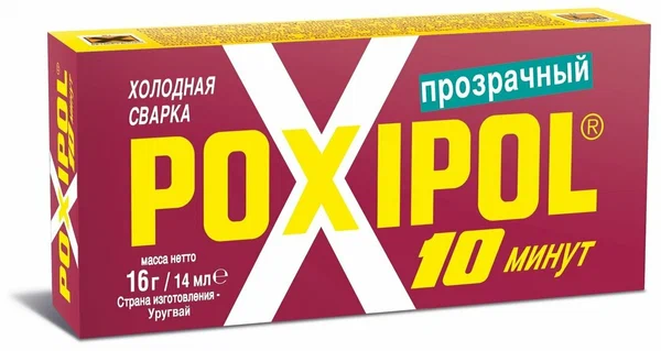Сварка холодная мет.14мл. POXIPOL (прозрачный)