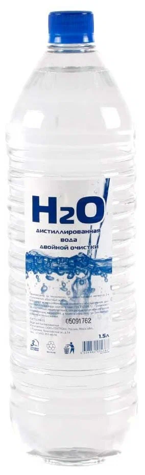 Вода дистиллированая 1л.