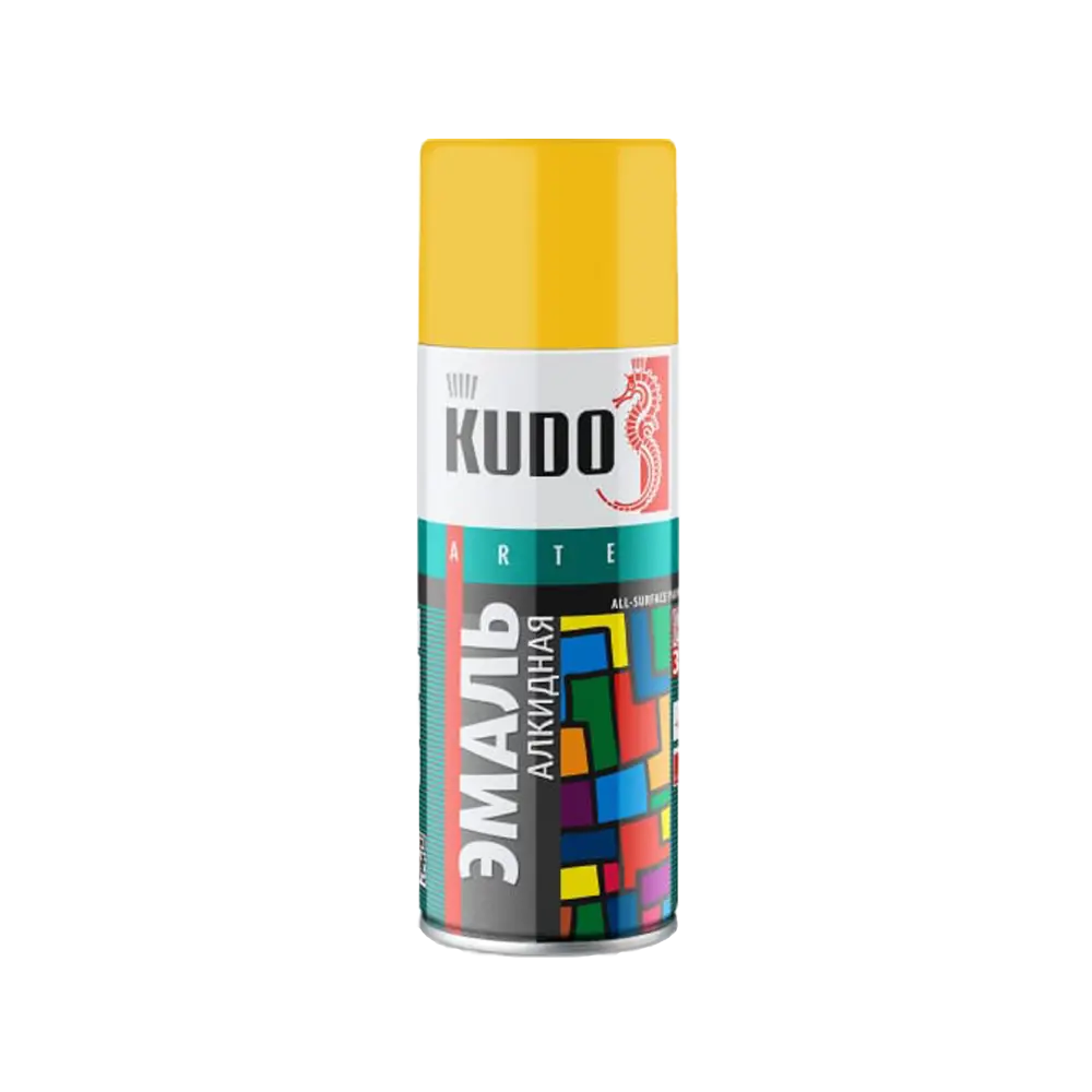 Эмаль лимонно-желтая KUDO 520мл