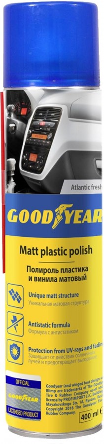Полироль пластика матовая Goodyear 400мл