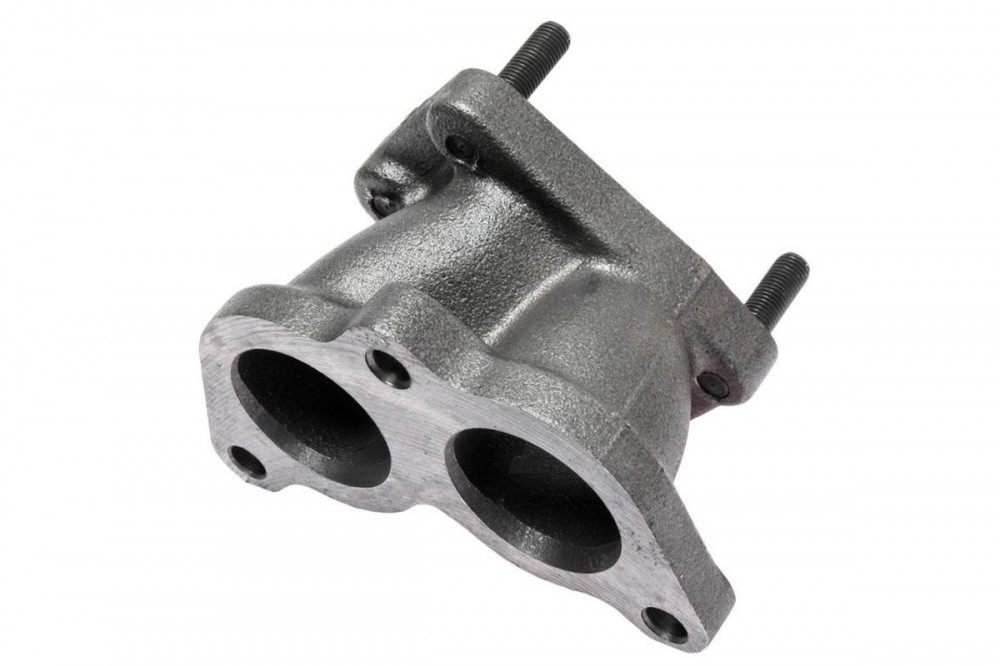 Патрубок коллектора выпуского КАМАЗ левый