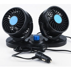 Вентилятор в кабину HX-T309 12V двойной с совмещ регул