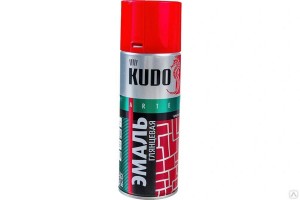 KUDO Краска глянцевая красная