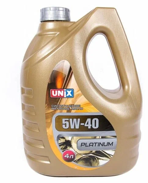 Масло моторное UNIX 5W40 SN/CF PLATINUM син 4л