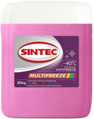 Антифриз SINTEC-40 MULTIFREEZE фиолетовый 20л