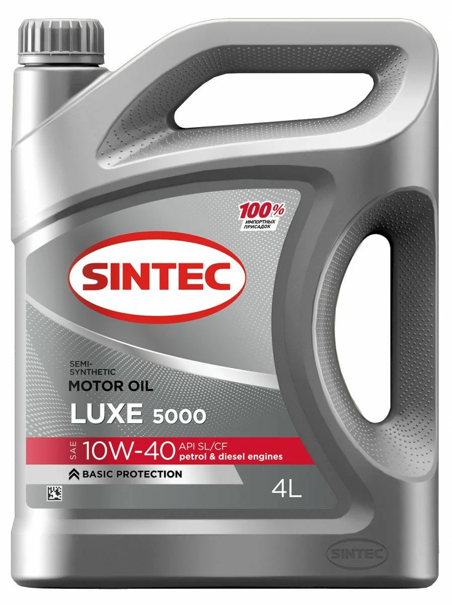 Масло моторное 10W40 SINTEC LUXE 5000 SL/CF 4л