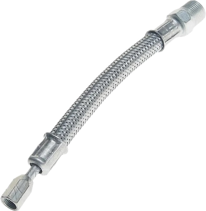 Шланг подкачки L-130 гладкий штуцер-гайка