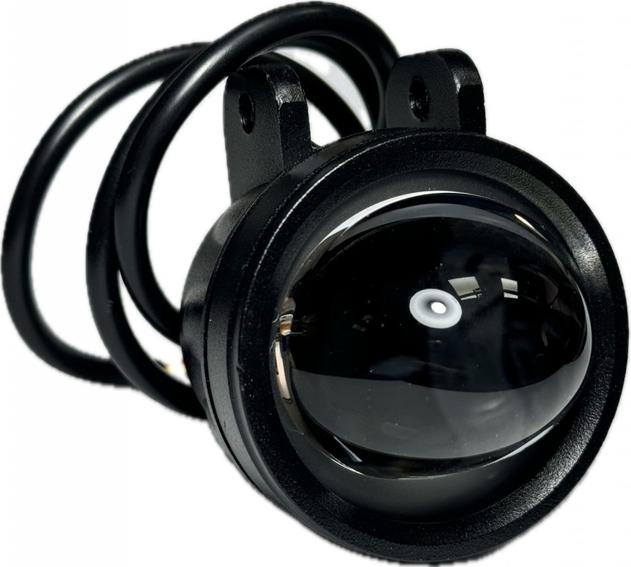 Прожектор мини ближнего света 30W 12-24V круглый