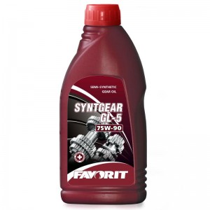 Масло трансмис Favorit Syntgear GL-5 75W90 полусин 1л