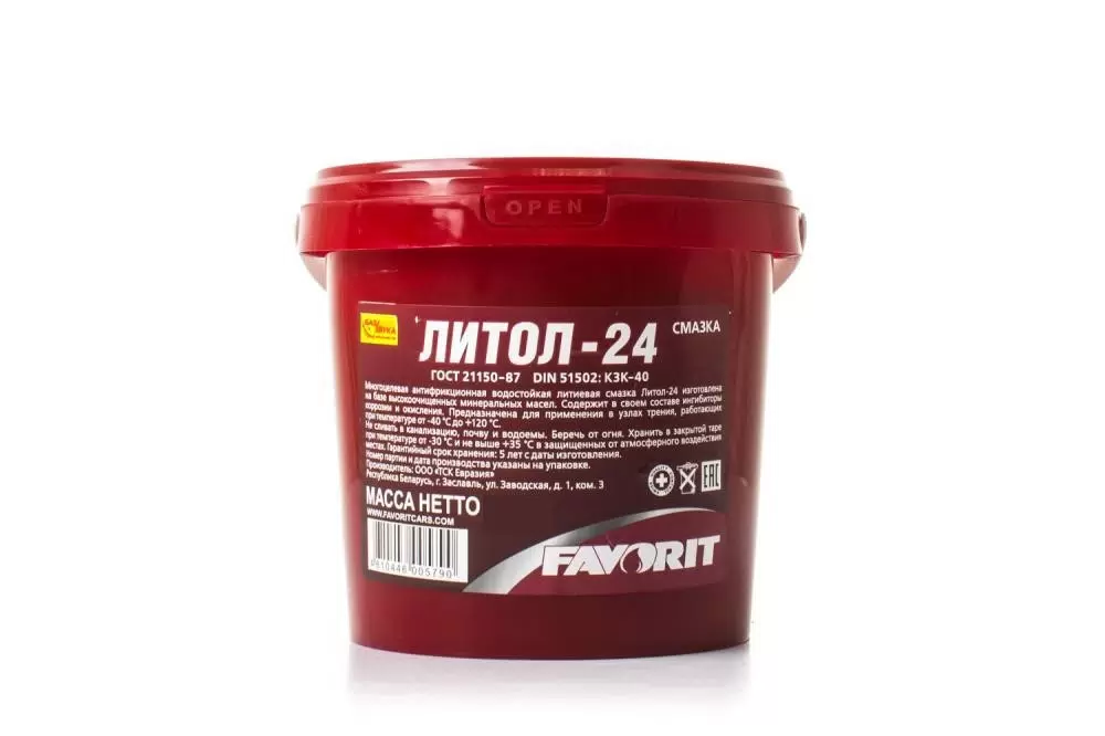 Литол-24 Favorit Люкс 0,8кг