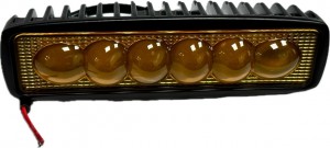Прожектор 6SMD желтый