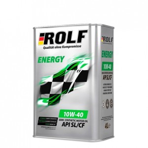 Масло моторное ROLF 10W40 Energy API SL/CF п/с 4л